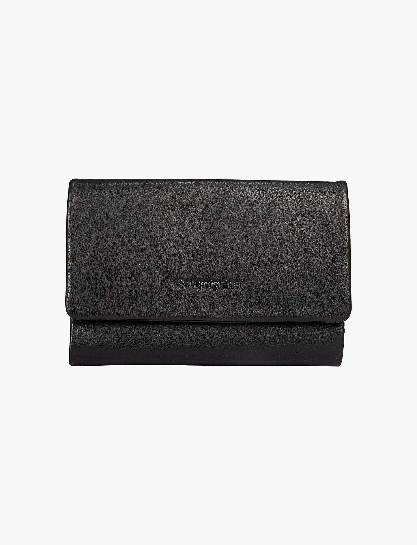 Seventy Nine Wallet 79565 - ארנקי עור סבנטי ניין לנשים בצבע שחור