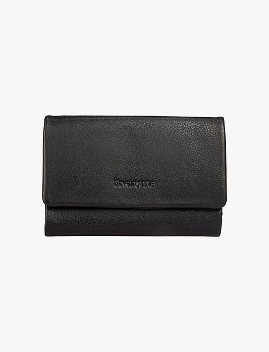 Seventy Nine Wallet 79565 - ארנקי עור סבנטי ניין לנשים בצבע שחור