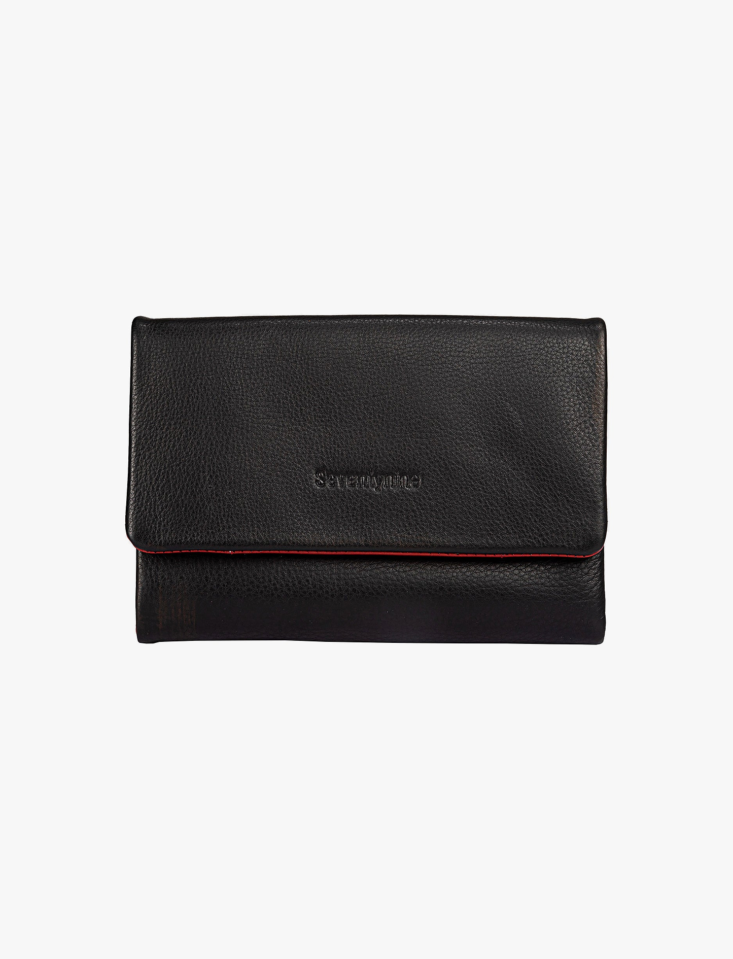 Seventy Nine Wallet 79565 - ארנקי עור סבנטי ניין לנשים בצבע שחור/אדום