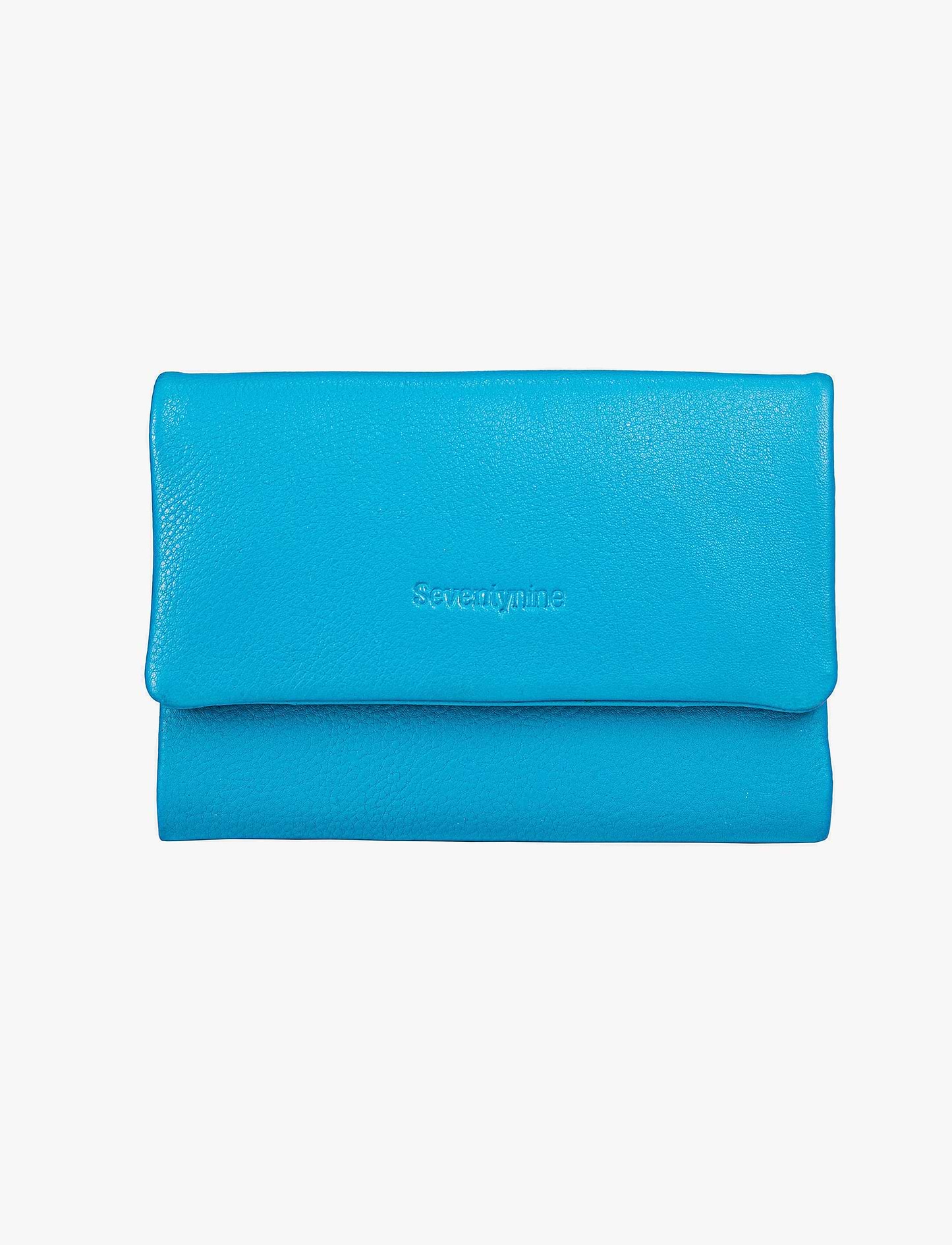 Seventy Nine Wallet 79565 - ארנקי עור סבנטי ניין לנשים בצבע כחול