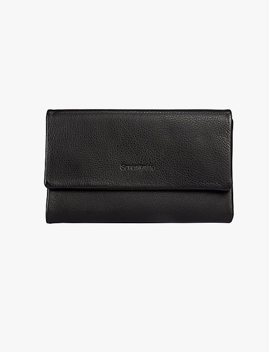 Seventy Nine Wallet 79567 - ארנקי עור גדול סבנטי ניין לנשים בצבע שחור
