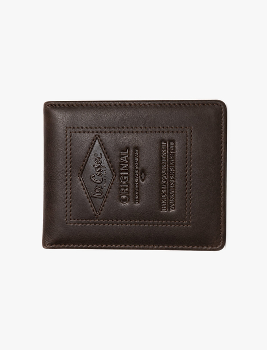 Lee Cooper Men's Leather Wallet 982253 - ארנק עור לי קופר לגברים
