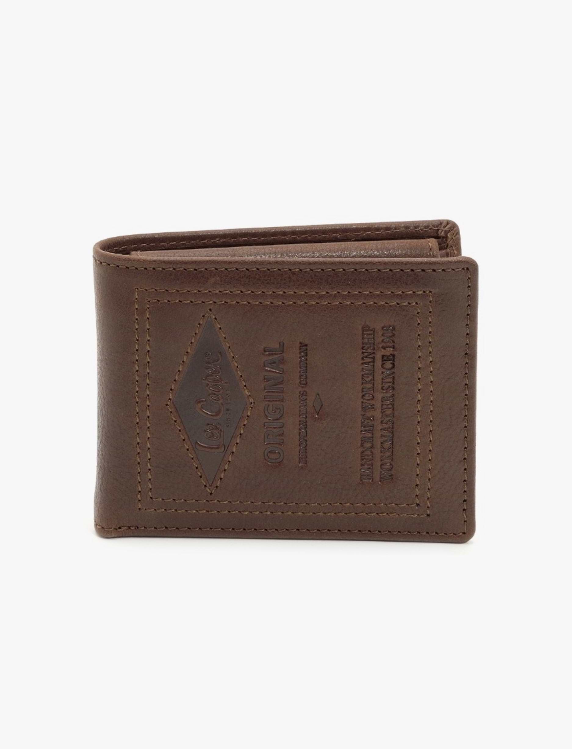 Lee Cooper Men's Leather Wallet 982253 - ארנק עור לי קופר לגברים