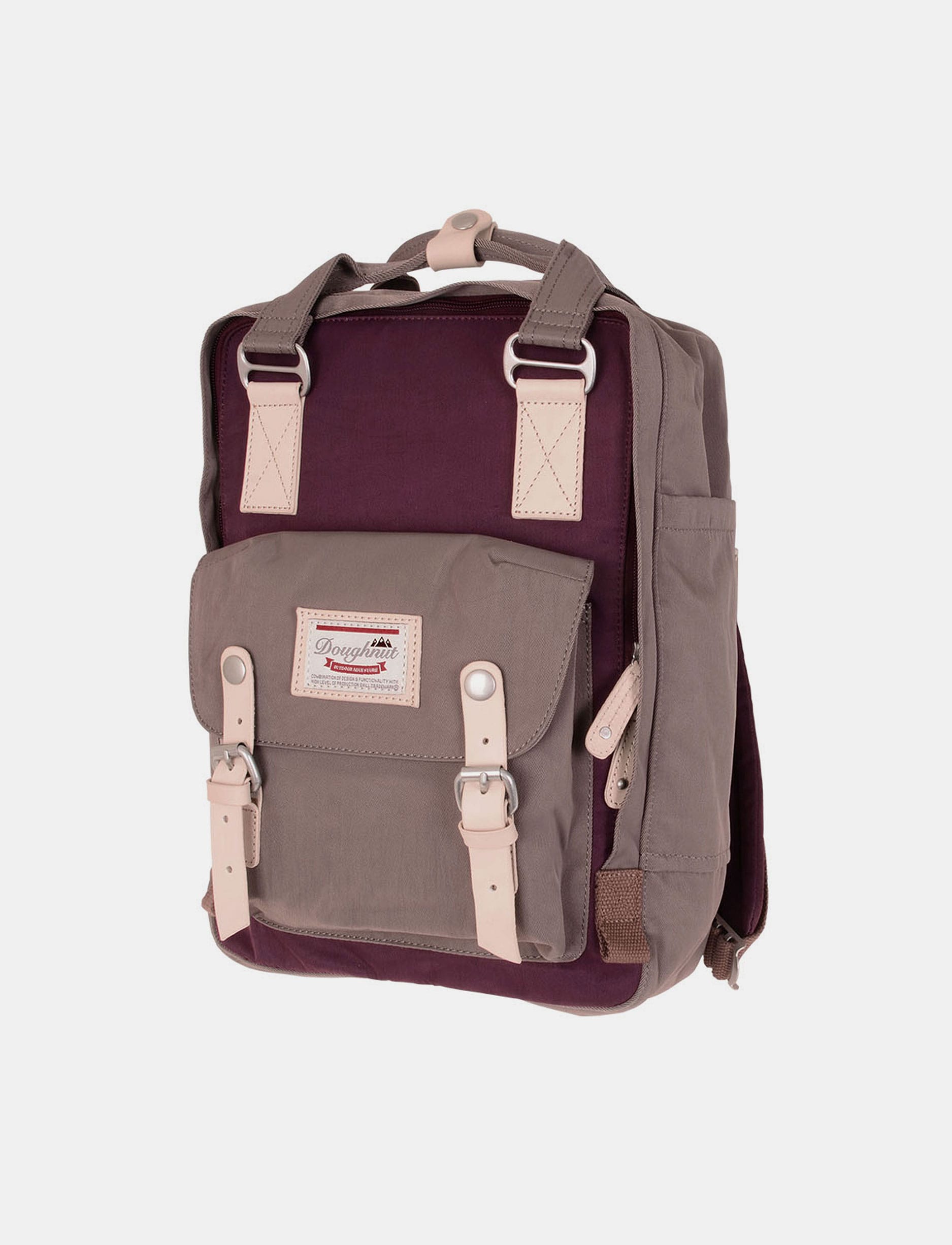 Doughnut Macaroon - תיק גב מרובע בעיצוב אופנתי עם כתפיות רחבות ומרופדות