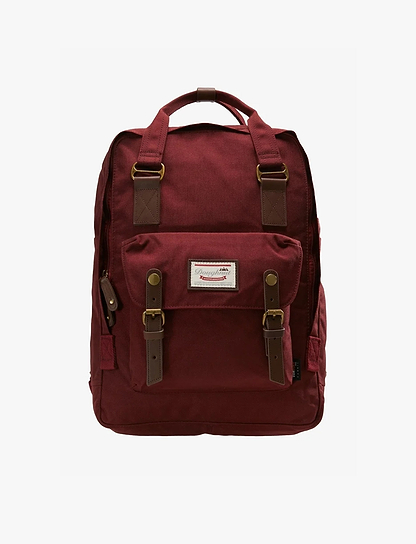 Doughnut Macaroon Large Cordura - תיק גב דונאט בצבע יין