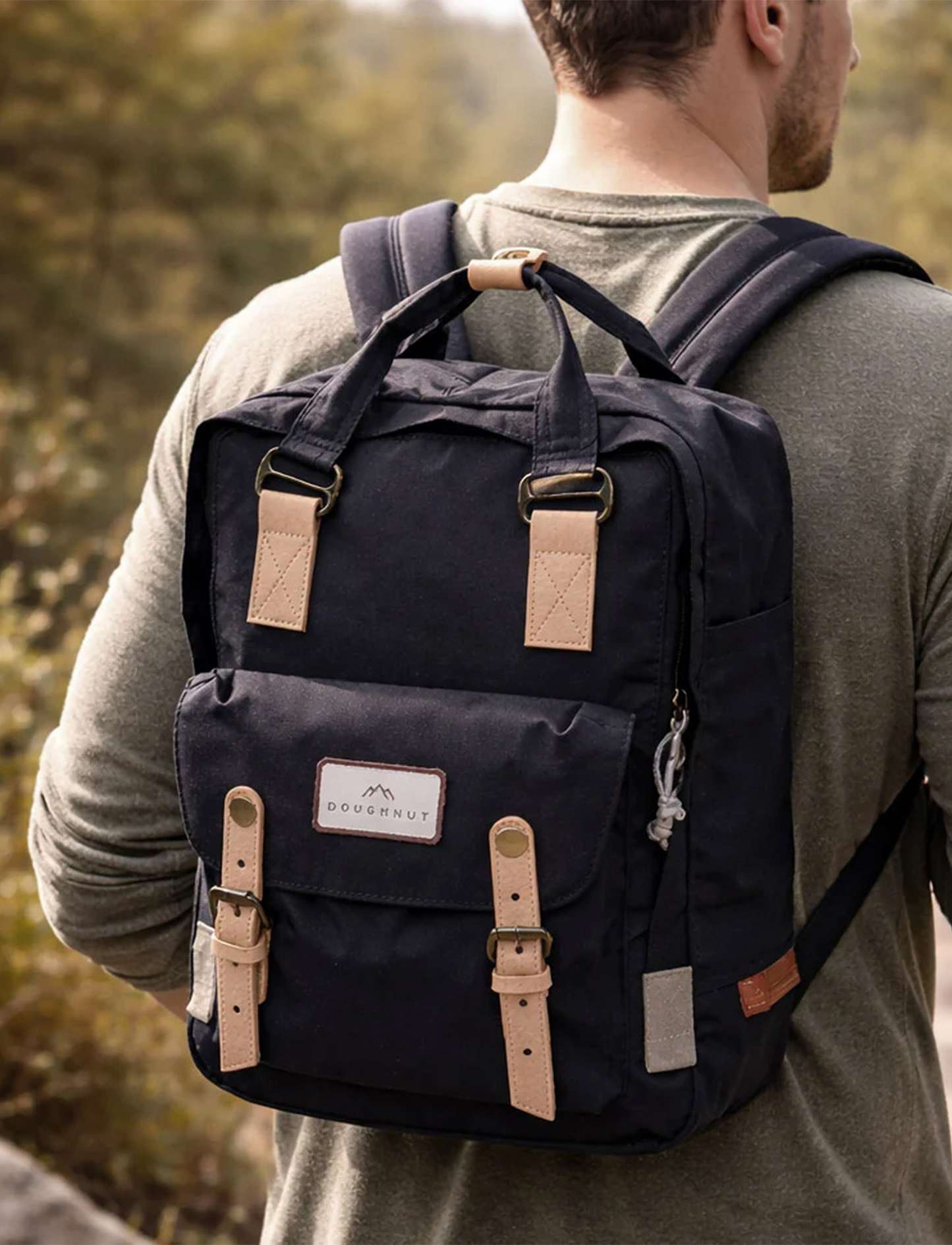 Doughnut Backpack Macaroon Large Reborn Bl- תיק גב