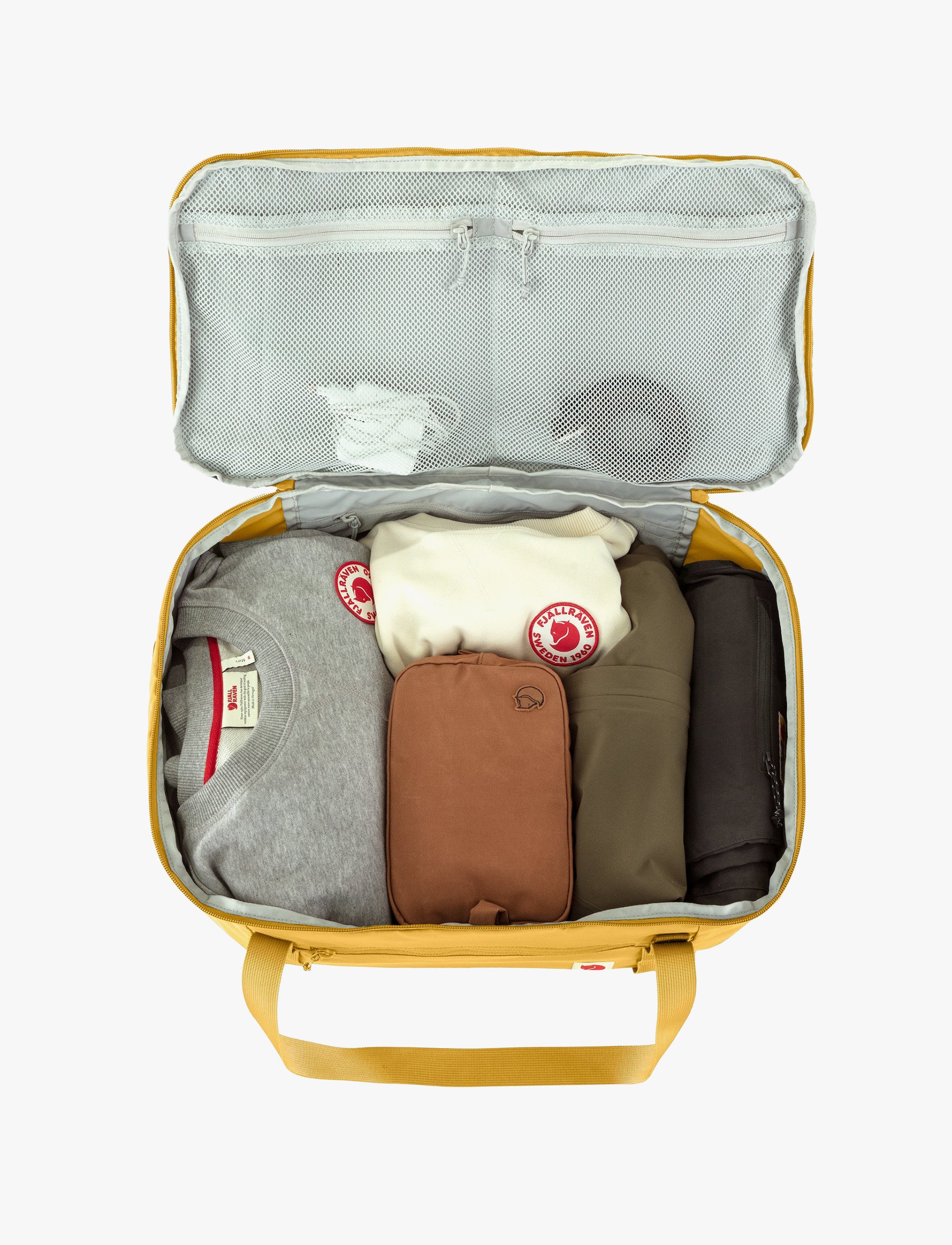 Fjallraven Kanken High Coast Duffle 23200254 - תיק קנקן 36 ליטר בצבע צהוב