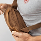 Kanken No. 2 Hip Pack - פאוץ' קנקן בצבע ערמון