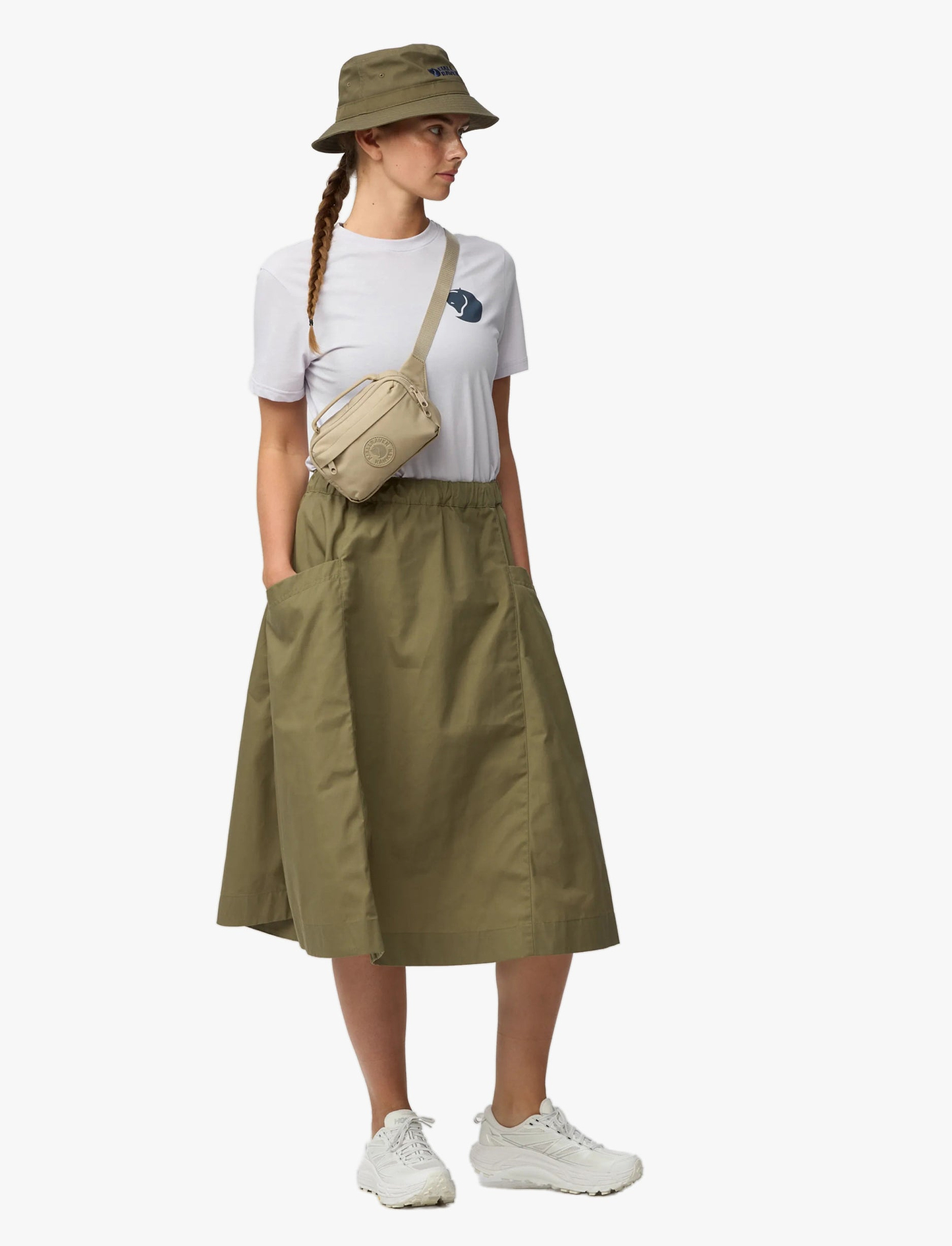 Kanken No. 2 Hip Pack - פאוץ' קנקן בצבע פוסיל