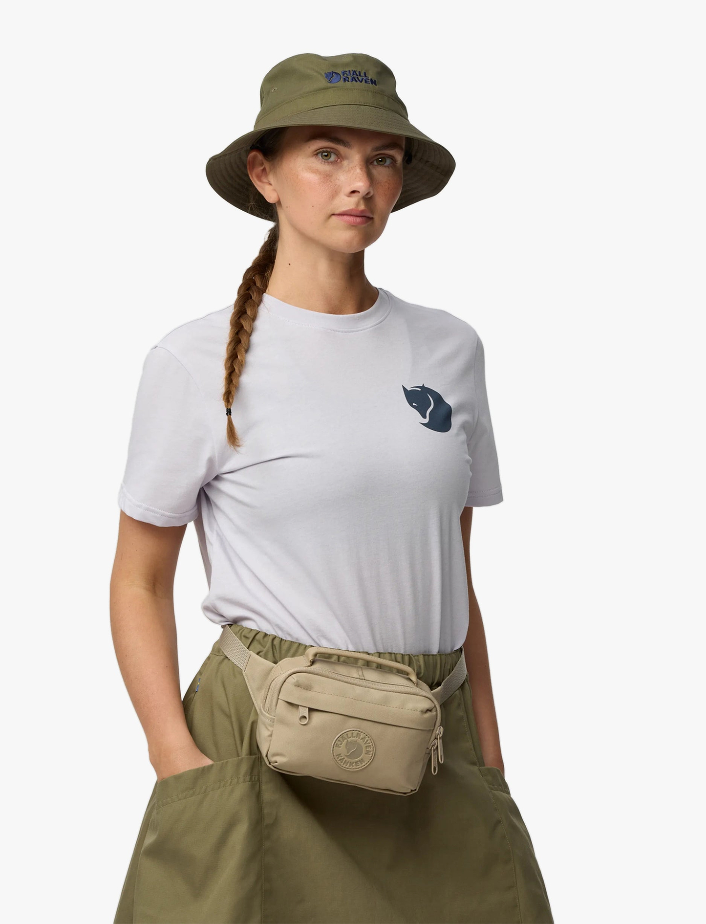 Kanken No. 2 Hip Pack - פאוץ' קנקן בצבע פוסיל