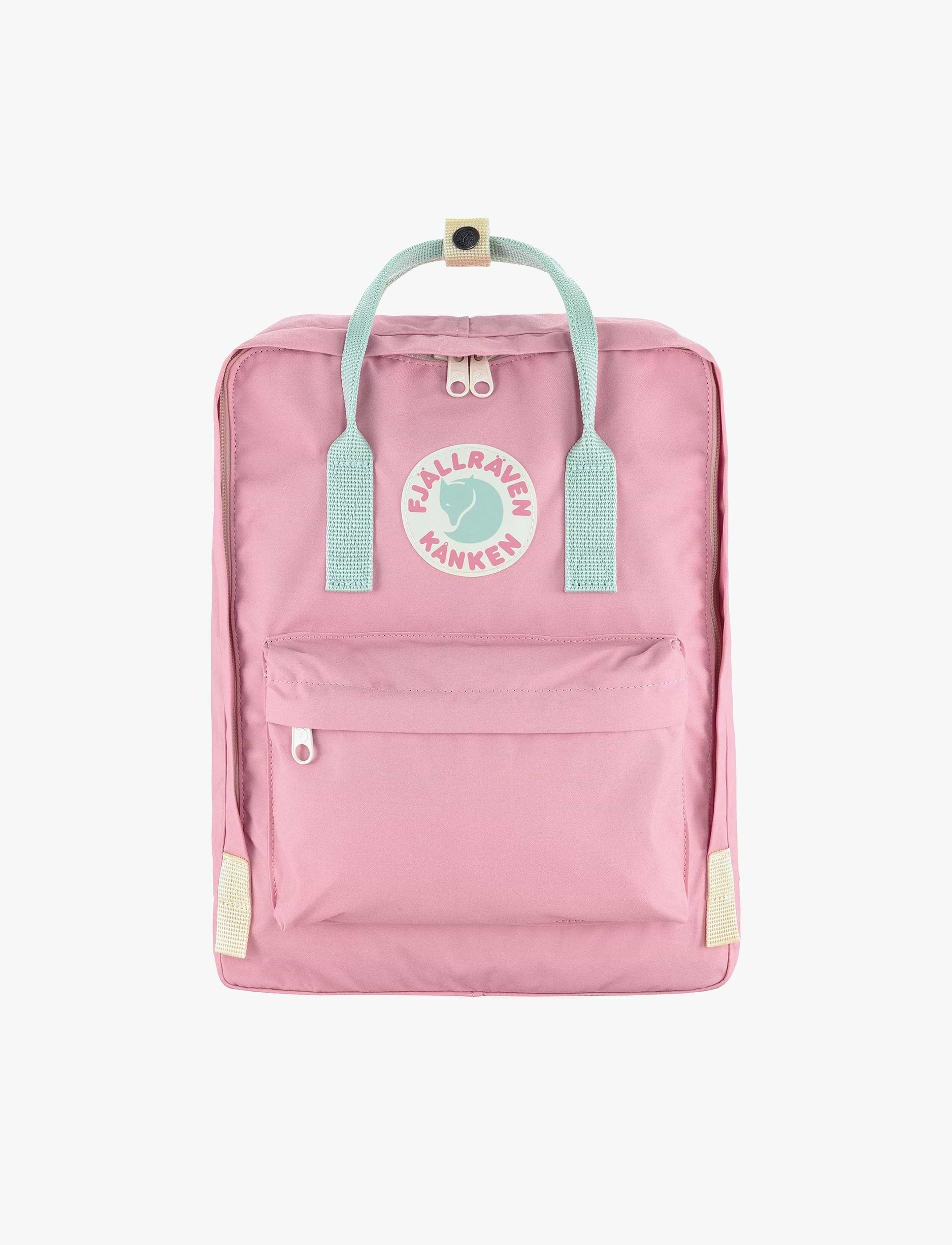 Fjallraven Kanken Koncept - תיק גב קאן קן 16 ליטר בצבע ורוד/ירוק מנטה