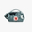 Kanken Graphics Hip Pack - פאוץ' קנקן
