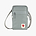 Fjallraven Kanken High Coast Pocket - תיק צד קנקן בצבע אפור כריש