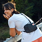 Fjallraven Kanken High Coast Pocket -תיק צד קנקן בצבע שחור