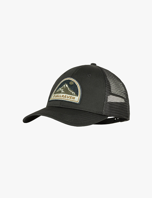 Kanken Badge Langtradarkeps - כובע קנקן בצבע שחור