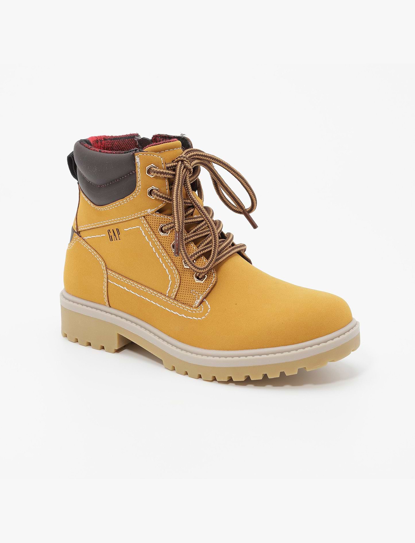 Gap Dayton Mid Lace II - מגפון גאפ דאייטון מיד לייס לילדים בצבע צהוב רויאל