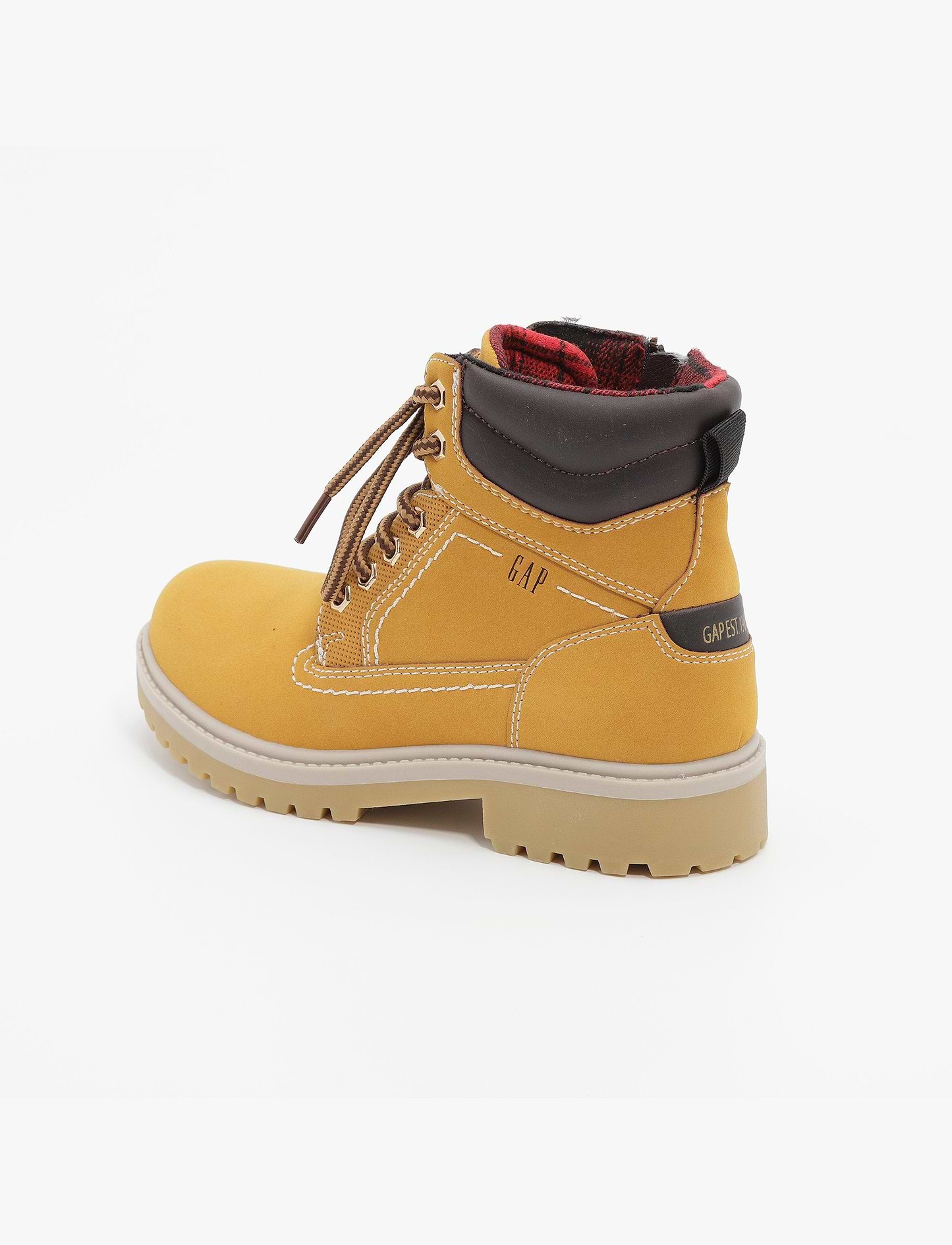 Gap Dayton Mid Lace II - מגפון גאפ דאייטון מיד לייס לילדים בצבע צהוב רויאל