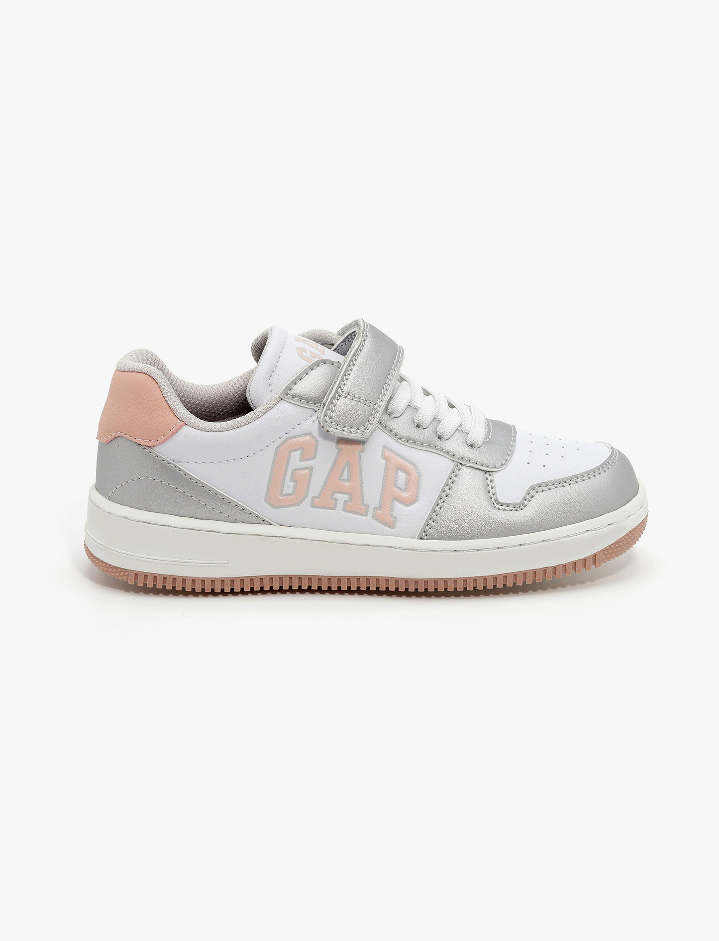 Gap Boston III POP - נעלי סניקרס גאפ בוסטון לילדים בצבע כסף/לבן/ורוד