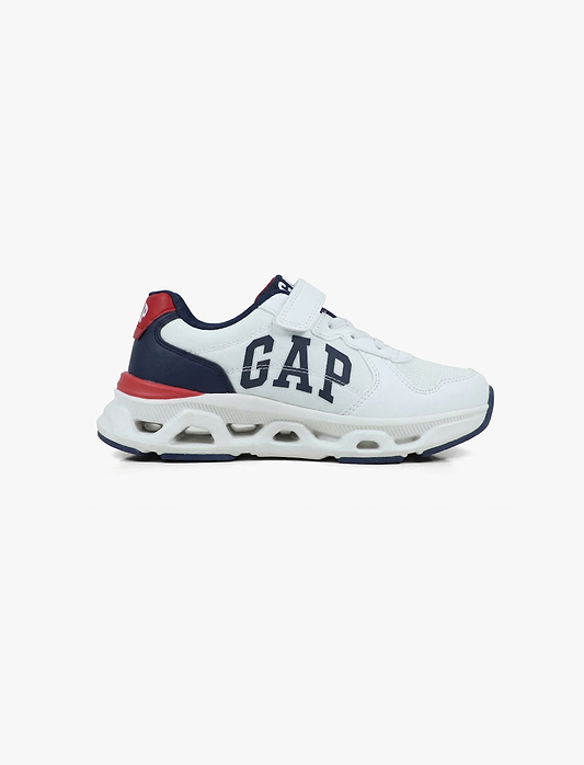 Gap San Francisco -  נעלי סניקרס גאפ סאן פרנסיסקו לילדים בצבע לבן נייבי אדום