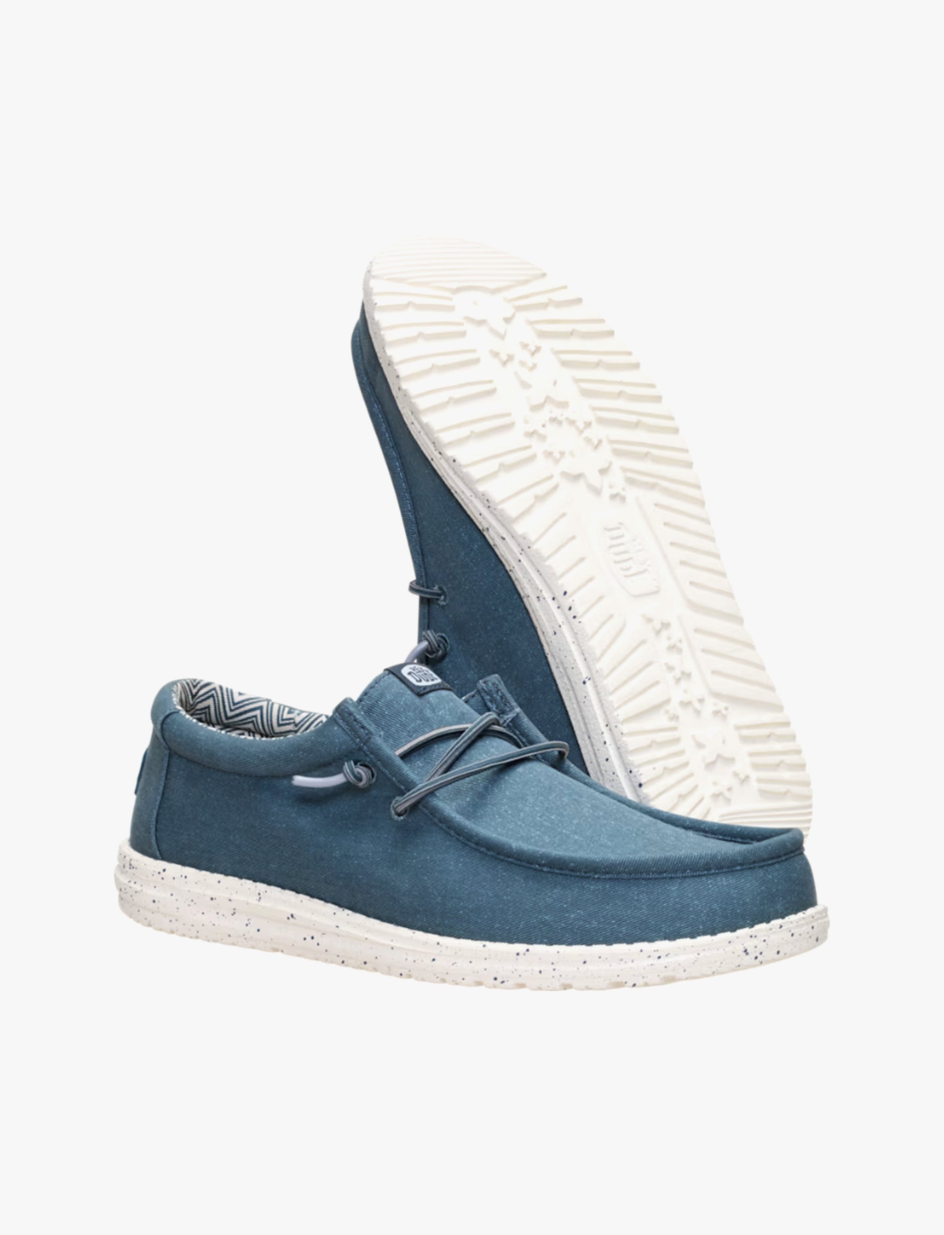 Hey Dude Wally Stretch Canvas -  נעלי סליפ און היידוד לגברים