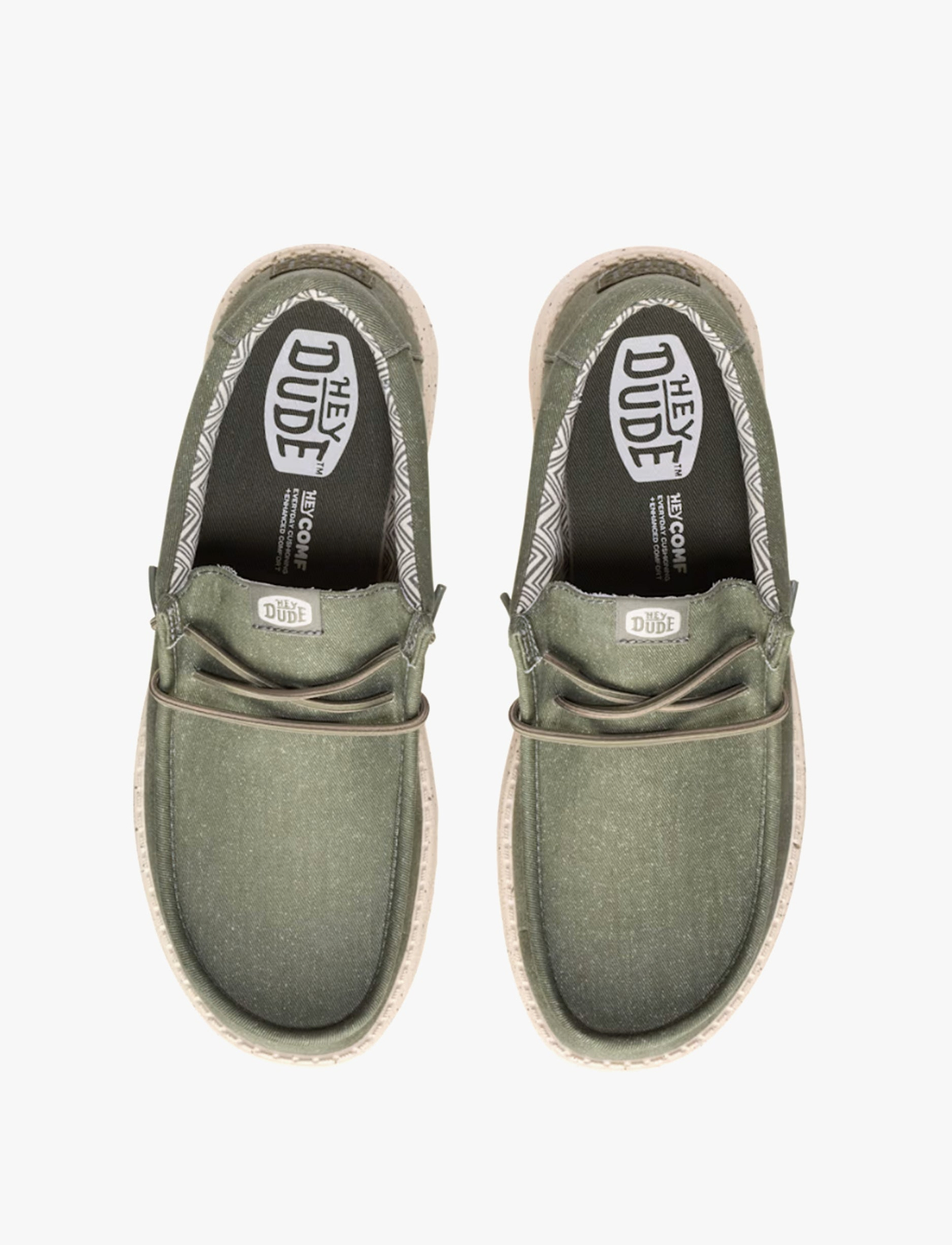 Hey Dude Wally Stretch Canvas -  נעלי סליפ און היידוד לגברים