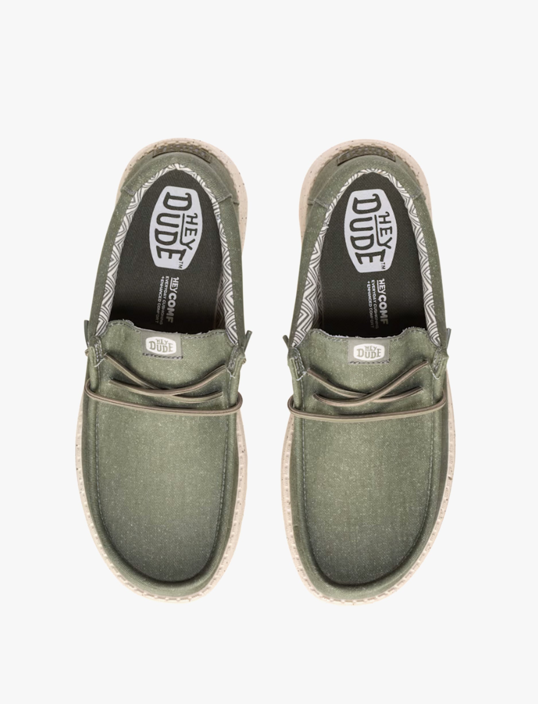 Hey Dude Wally Stretch Canvas -  נעלי סליפ און היידוד לגברים