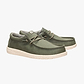 Hey Dude Wally Stretch Canvas -  נעלי סליפ און היידוד לגברים