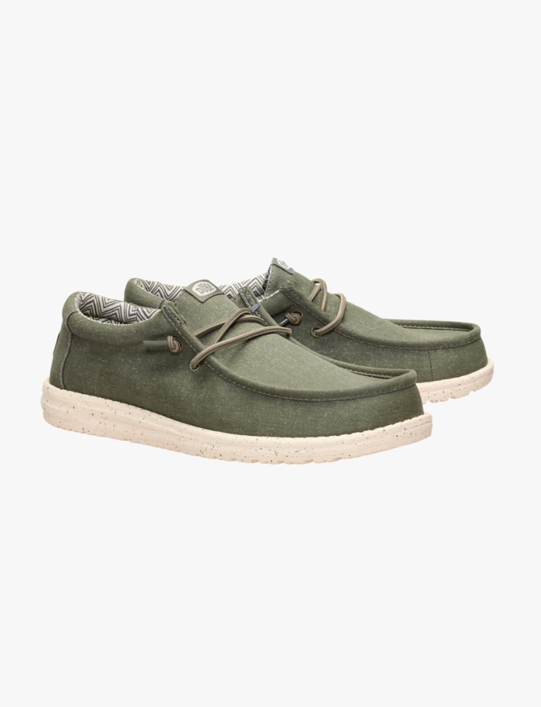 Hey Dude Wally Stretch Canvas -  נעלי סליפ און היידוד לגברים