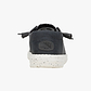 Hey Dude Lace Slip On Wendy Canvas - נעלי סליפ און היי דוד וונדי קנבס לנשים בצבע שחור