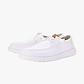 Hey Dude Lace Slip On Wendy Canvas - נעלי סליפ און היי דוד וונדי קנבס לנשים בצבע לבן