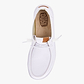 Hey Dude Lace Slip On Wendy Canvas - נעלי סליפ און היי דוד וונדי קנבס לנשים בצבע לבן