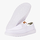 Hey Dude Lace Slip On Wendy Canvas - נעלי סליפ און היי דוד וונדי קנבס לנשים בצבע לבן
