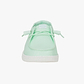 Hey Dude Lace Slip On Wendy Canvas - נעלי סליפ און היי דוד וונדי קנבס לנשים בצבע כחול מנטה