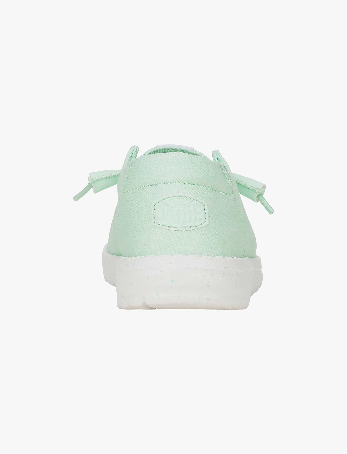 Hey Dude Lace Slip On Wendy Canvas - נעלי סליפ און היי דוד וונדי קנבס לנשים בצבע כחול מנטה
