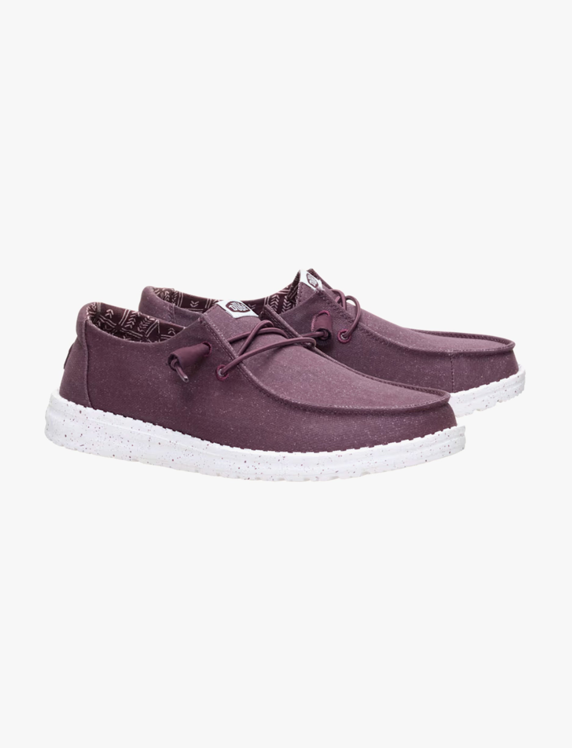Hey Dude Lace Slip On Wendy Canvas - נעלי סליפ און היי דוד וונדי קנבס לנשים