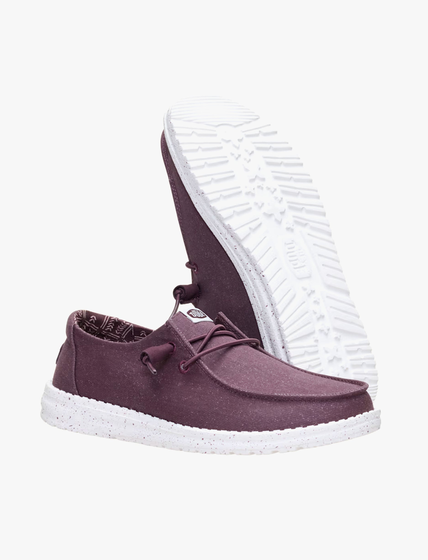 Hey Dude Lace Slip On Wendy Canvas - נעלי סליפ און היי דוד וונדי קנבס לנשים