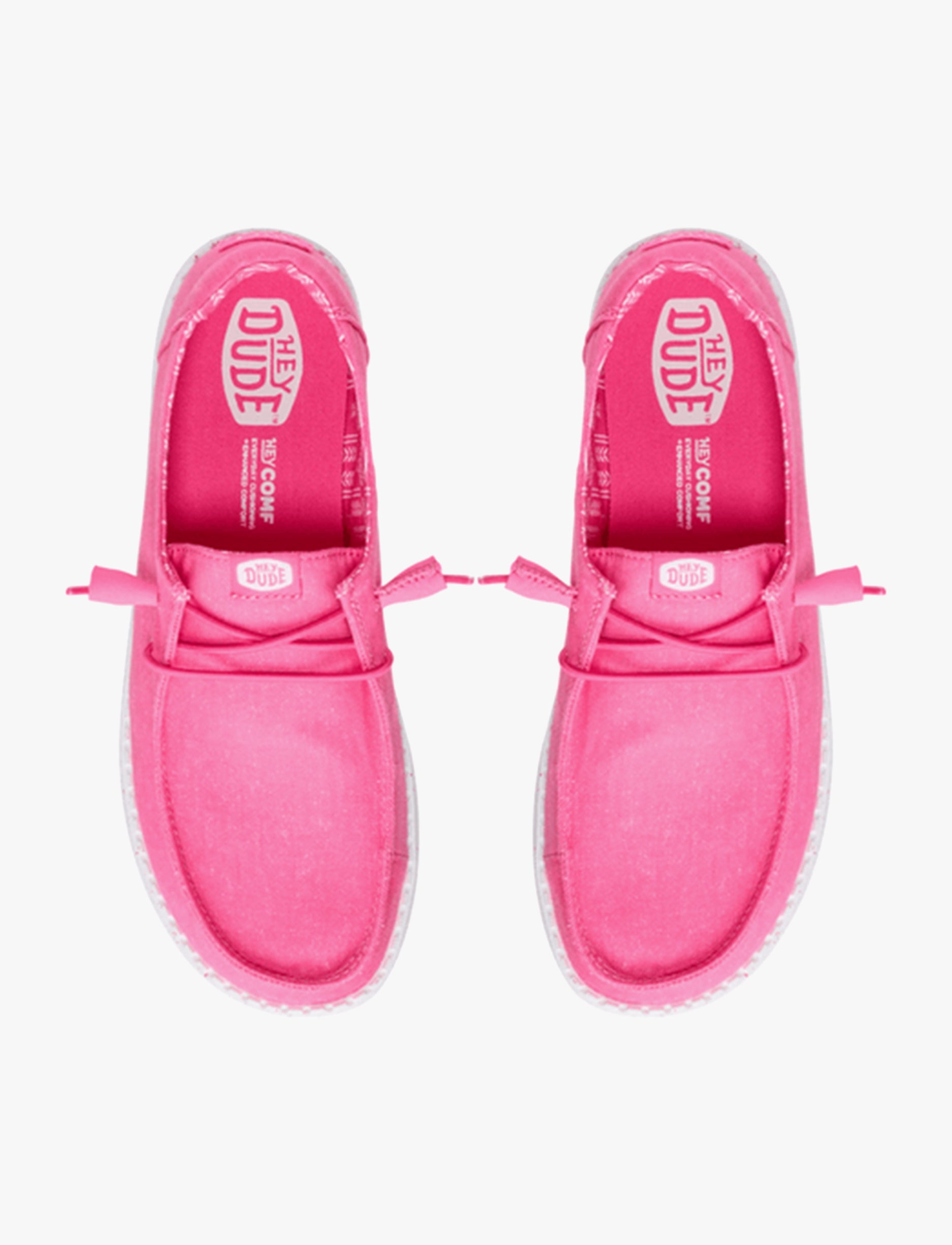 Hey Dude Lace Slip On Wendy Canvas - נעלי סליפ און היי דוד וונדי קנבס לנשים