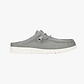 Hey Dude Wally Slip Stretch Canvas - כפכפי סליפ און וולי סטרץ' קנבס היי דוד לגברים בצבע אפור