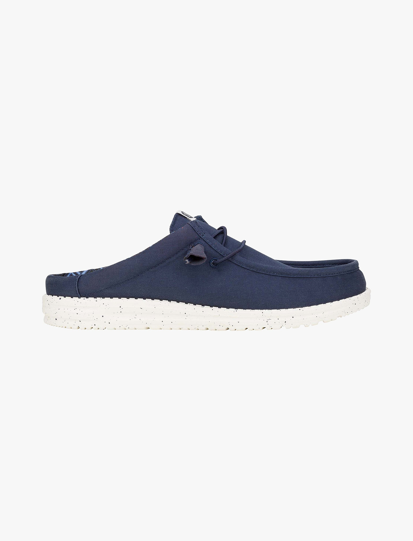 Hey Dude Wally Slip Stretch Canvas - כפכפי סליפ און וולי סטרץ' קנבס היי דוד לגברים בצבע נייבי
