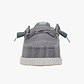 Hey Dude Slip On Wally Stretch Sox - נעלי סליפ און היי דוד לגברים בצבע אפור