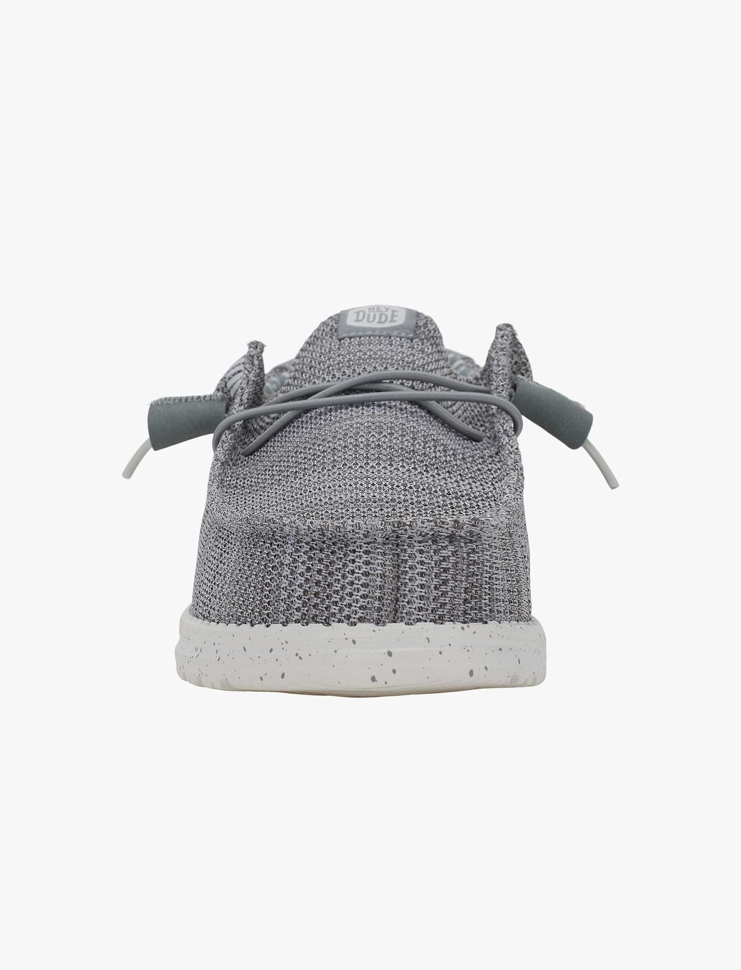 Hey Dude Slip On Wally Stretch Sox - נעלי סליפ און היי דוד לגברים בצבע אפור