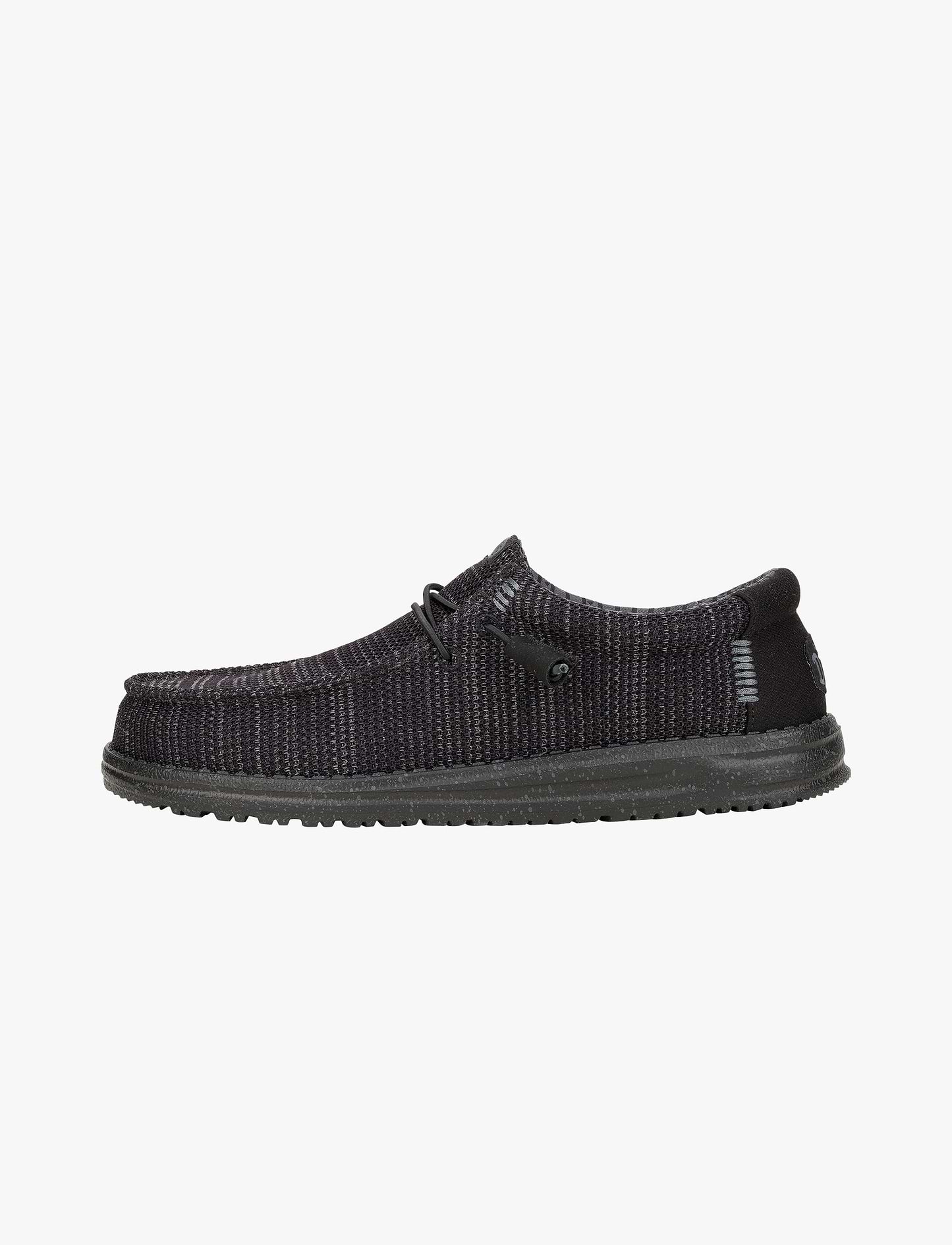 Hey Dude Slip On Wally Stretch Sox - נעלי סליפ און היי דוד לגברים בצבע שחור