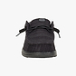 Hey Dude Slip On Wally Stretch Sox - נעלי סליפ און היי דוד לגברים בצבע שחור