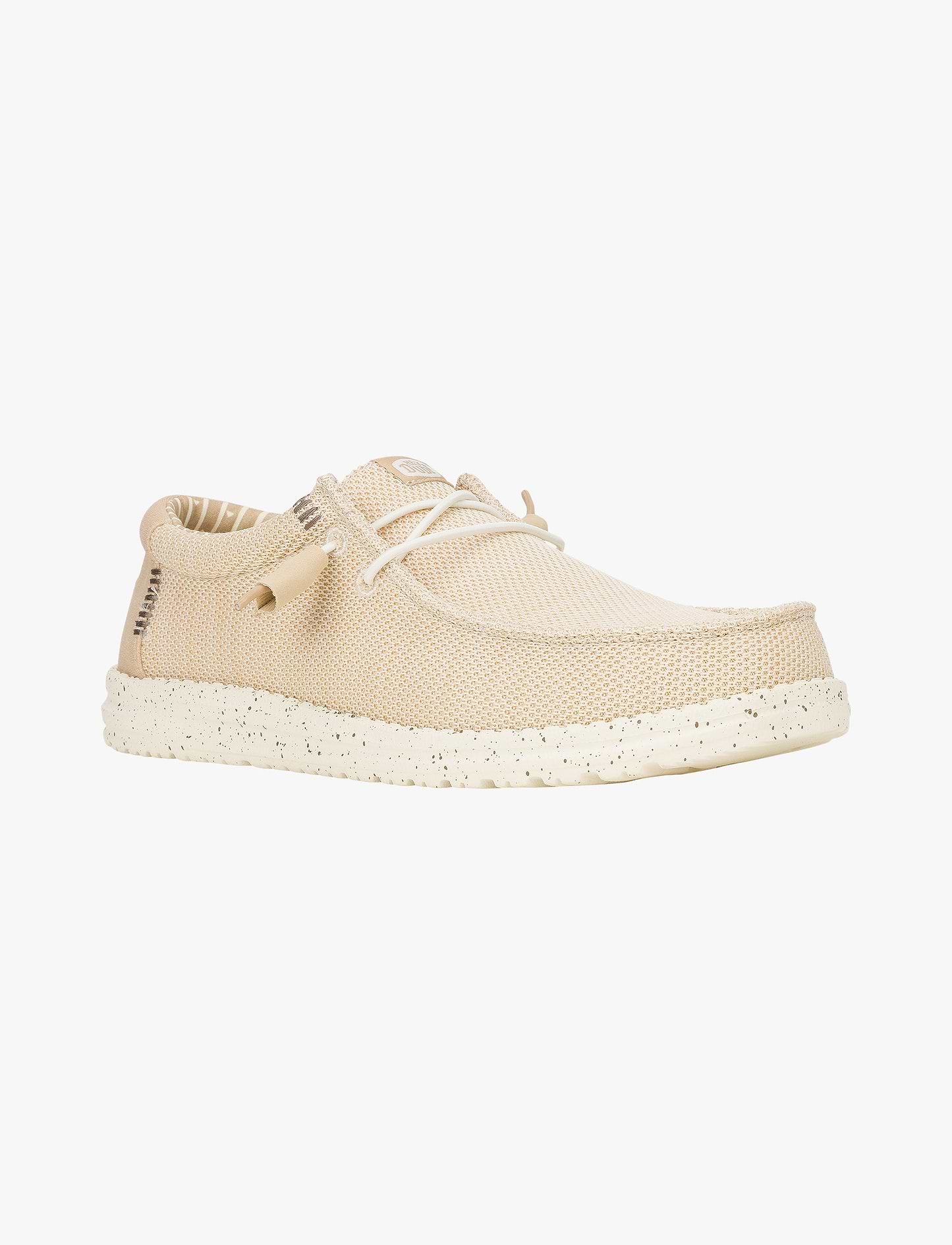 Hey Dude Slip On Wally Stretch Sox - נעלי סליפ און היי דוד לגברים בצבע אייריש קרים/אגרט