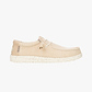 Hey Dude Slip On Wally Stretch Sox - נעלי סליפ און היי דוד לגברים בצבע אייריש קרים/אגרט