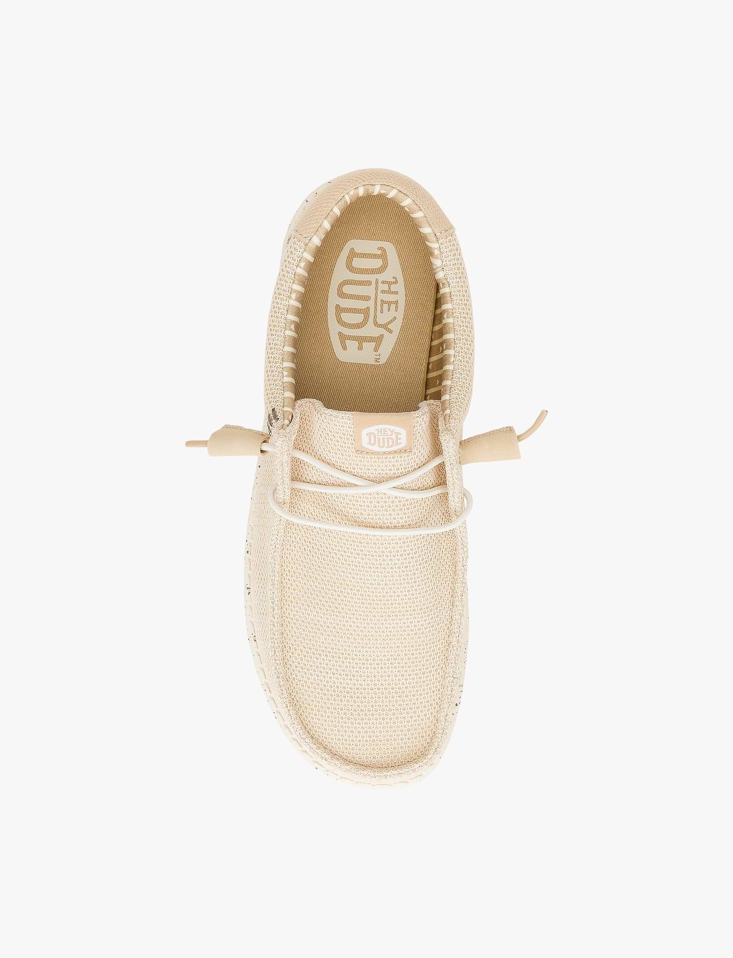 Hey Dude Slip On Wally Stretch Sox - נעלי סליפ און היי דוד לגברים בצבע אייריש קרים/אגרט