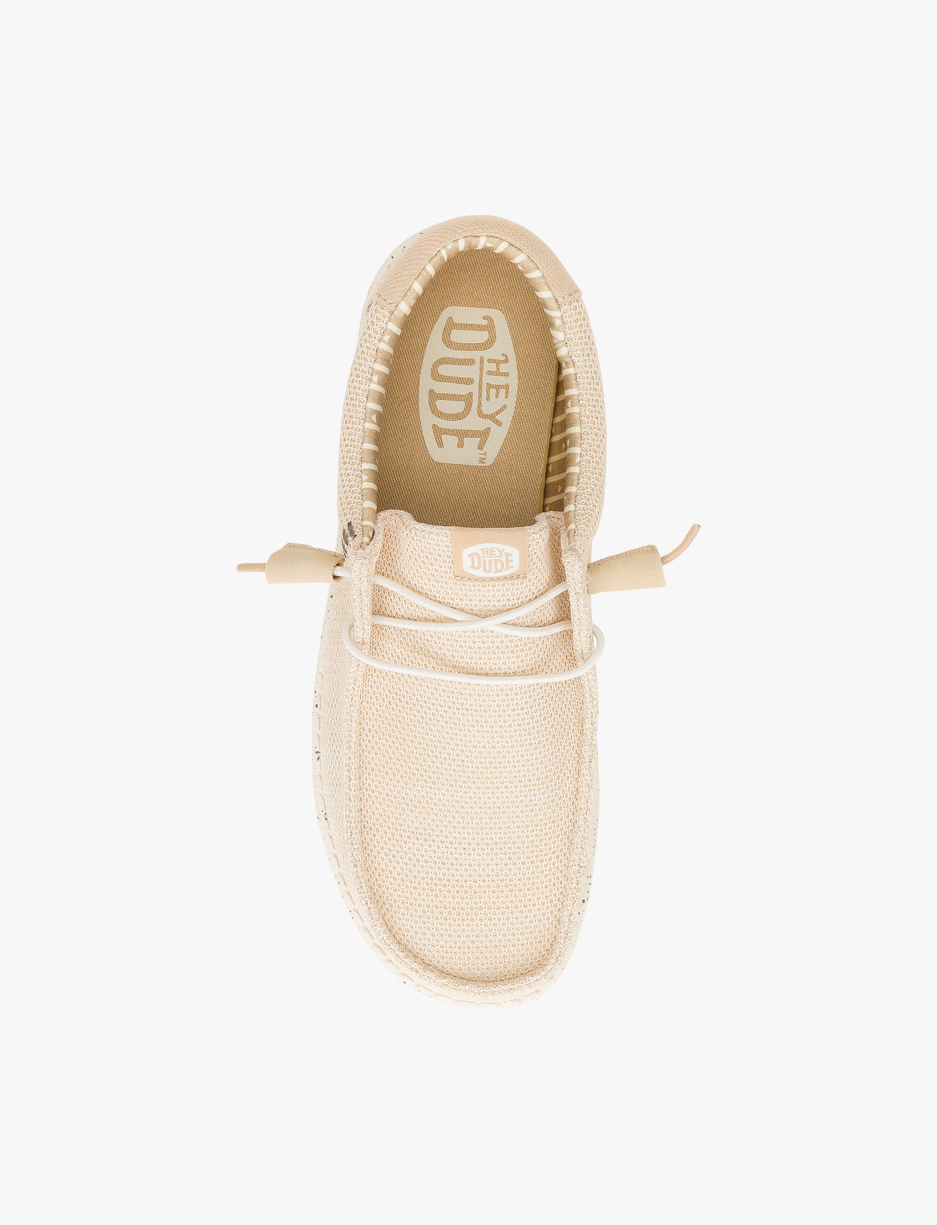 Hey Dude Slip On Wally Stretch Sox - נעלי סליפ און היי דוד לגברים בצבע אייריש קרים/אגרט