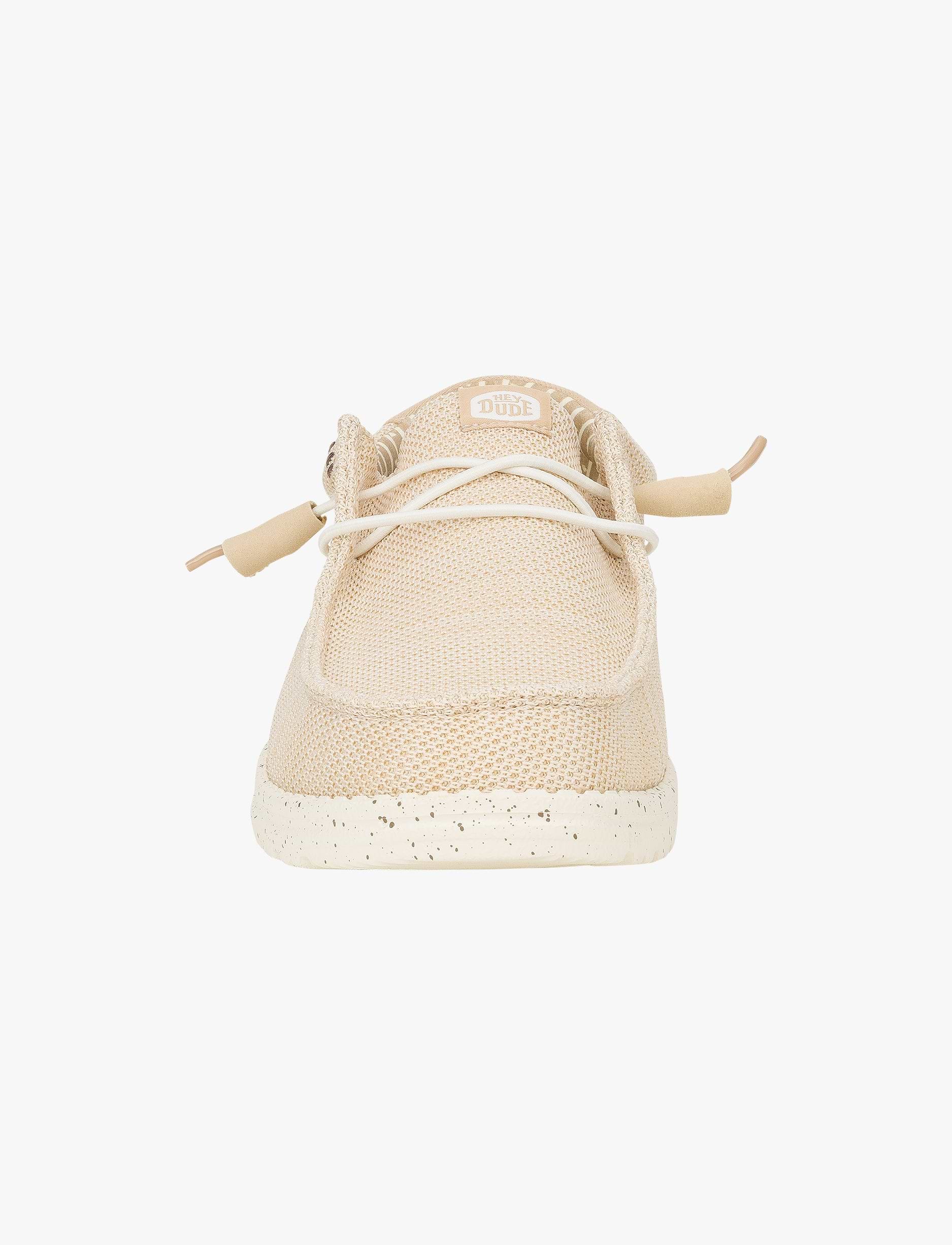 Hey Dude Slip On Wally Stretch Sox - נעלי סליפ און היי דוד לגברים בצבע אייריש קרים/אגרט