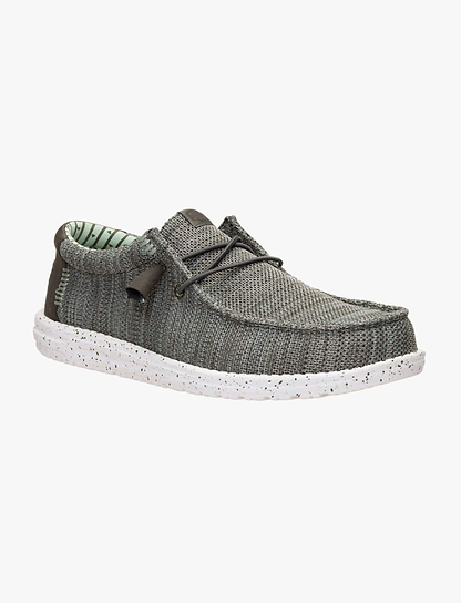 Hey Dude Slip On Wally Stretch Sox - נעלי סליפ און היי דוד לגברים