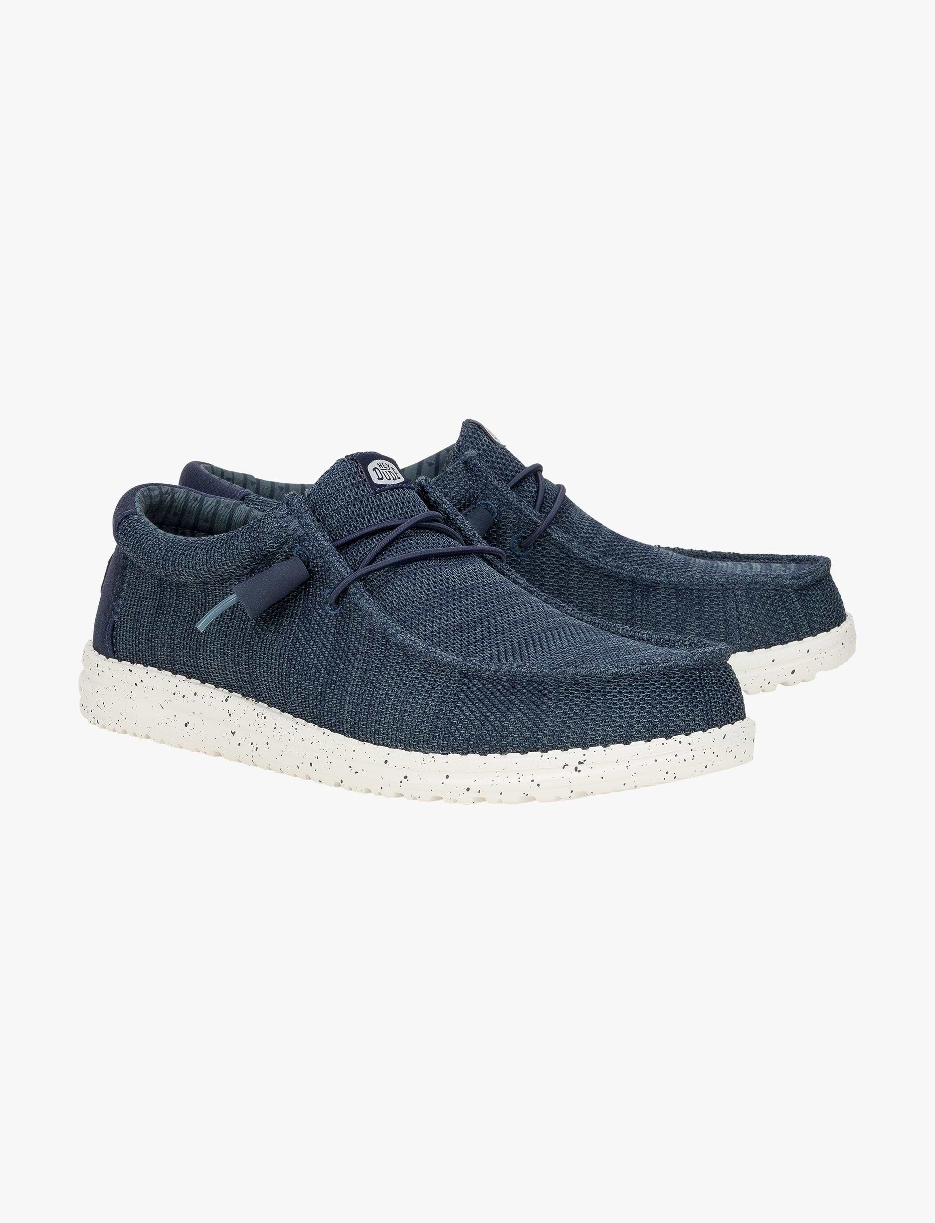 Hey Dude Slip On Wally Stretch Sox - נעלי סליפ און היי דוד לגברים